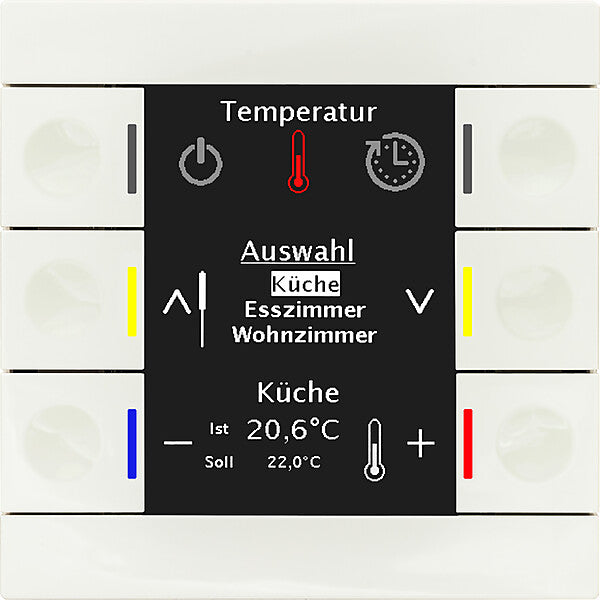 MDT technologies Bedienzentrale Smart 86 Farbdisplay rws/glän BE-BZS86.01